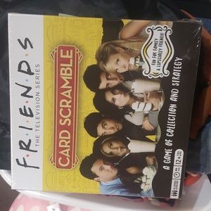 Friends card scramble board game.